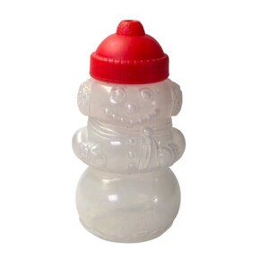 1990 Lanard Mr Snowman Sno-Cone Machine Syrup Bottle Replacement Part Red Cap